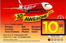 2012 advertisement "10 SEN FARE"