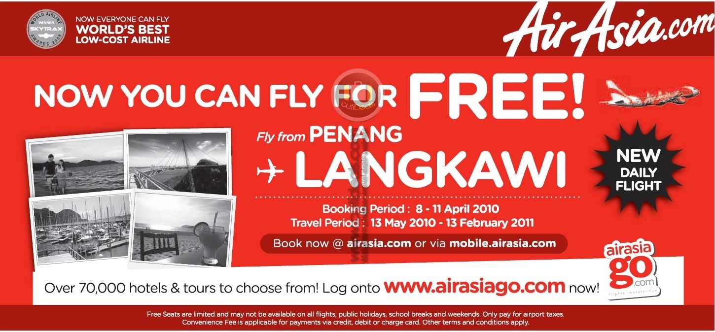 Free Flights to Langkawi